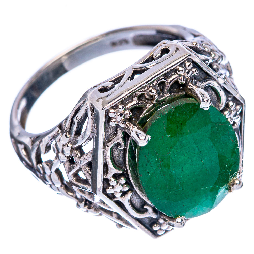Green Sillimanite Ring Size 6.75 (925 Sterling Silver) R146406