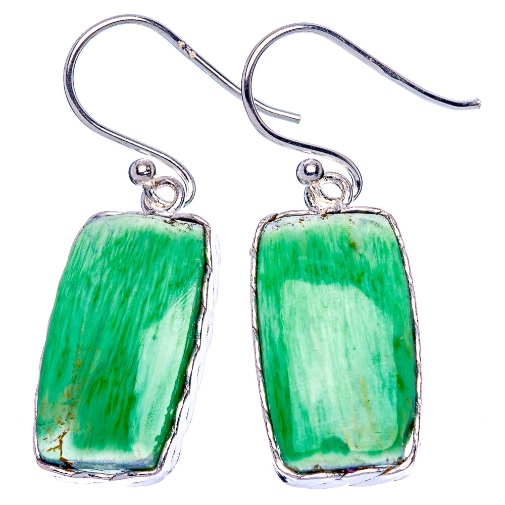 Kammererite Earrings 1 1/4" (925 Sterling Silver) E1121