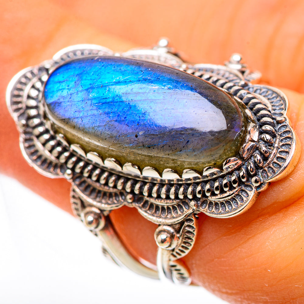 Labradorite 925 Sterling Silver Ring Size 6.75 (925 Sterling Silver) RING139422
