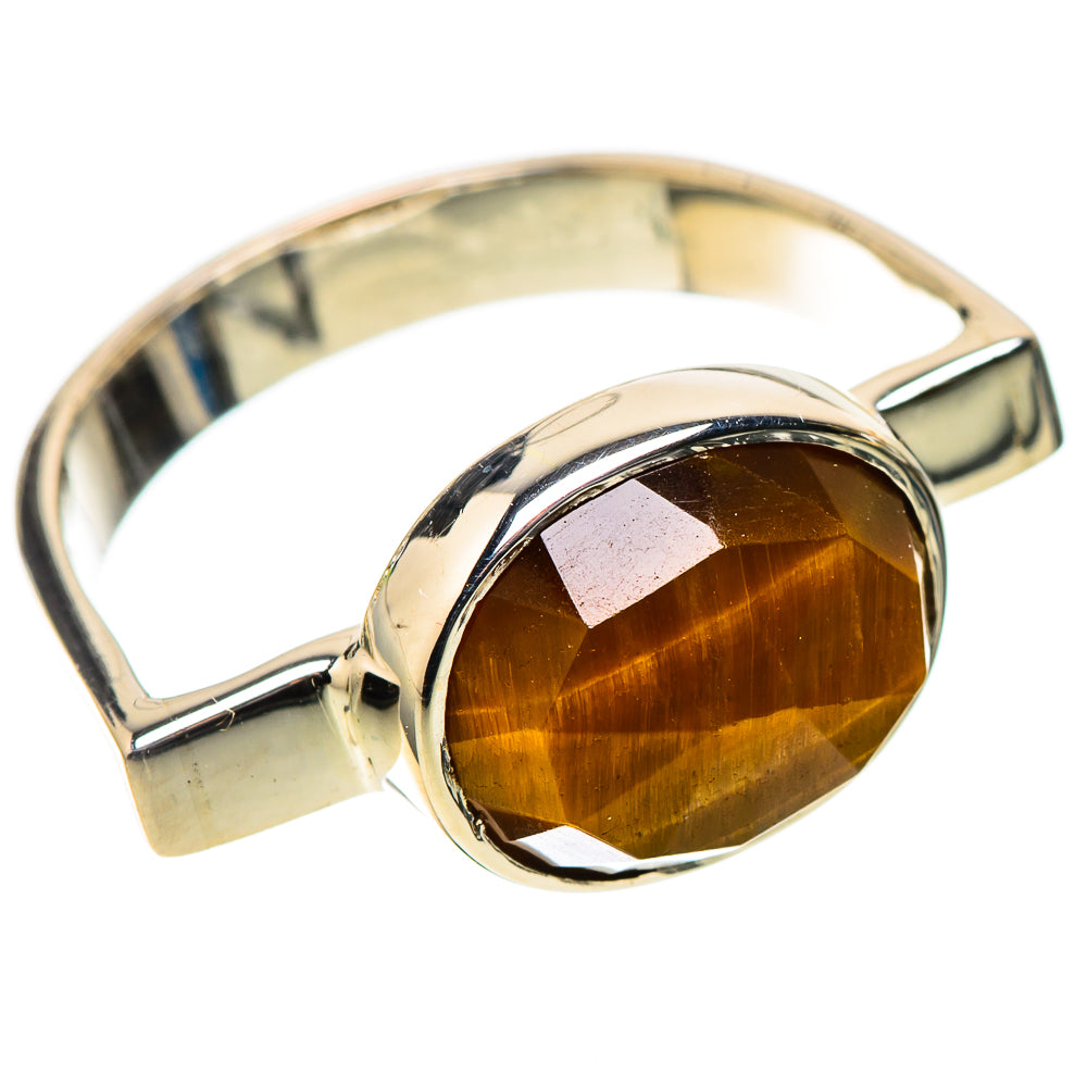 Premium Tiger Eye Ring Size 6.5 (925 Sterling Silver) RING138051