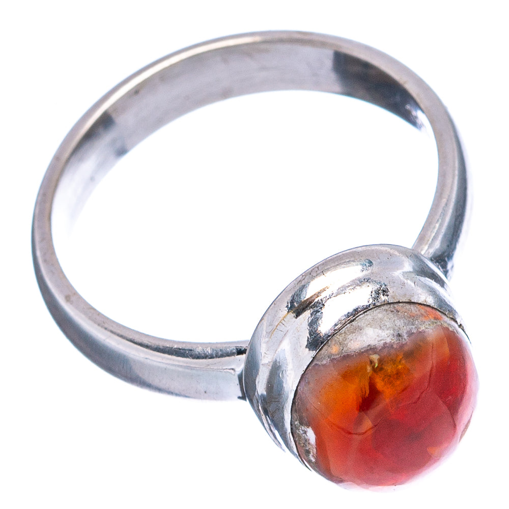 Rare Mexican Fire Opal Ring Size 6 (.925 Sterling Silver)