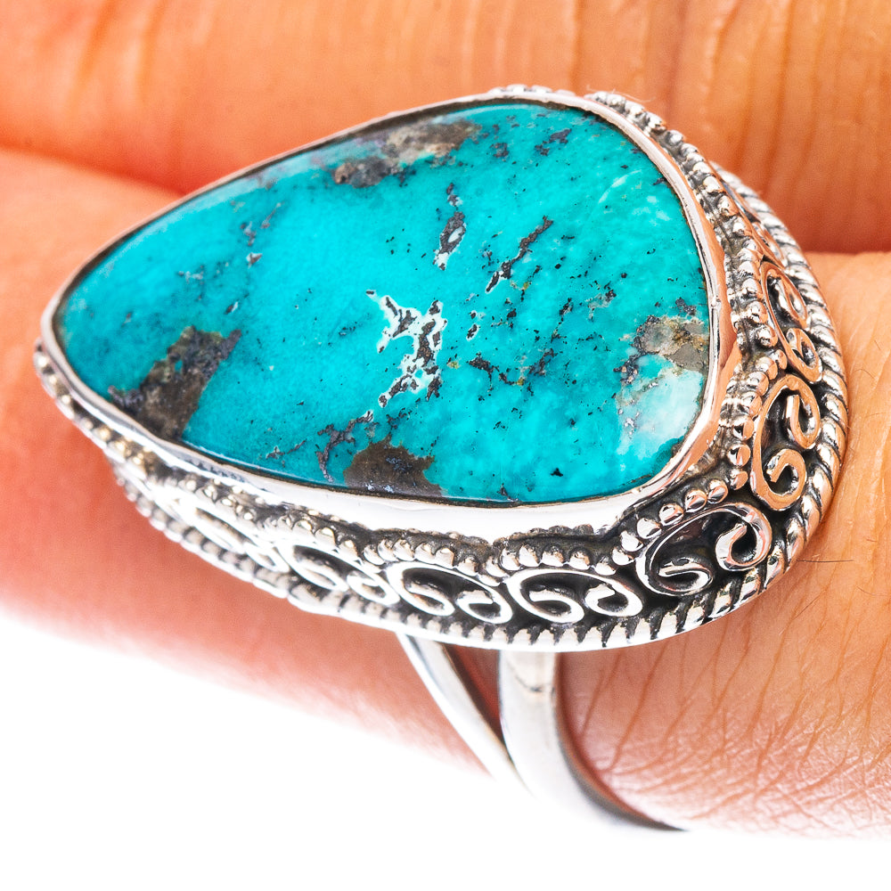 Persian Turquoise Ring Size 7.5 (925 Sterling Silver) R7575
