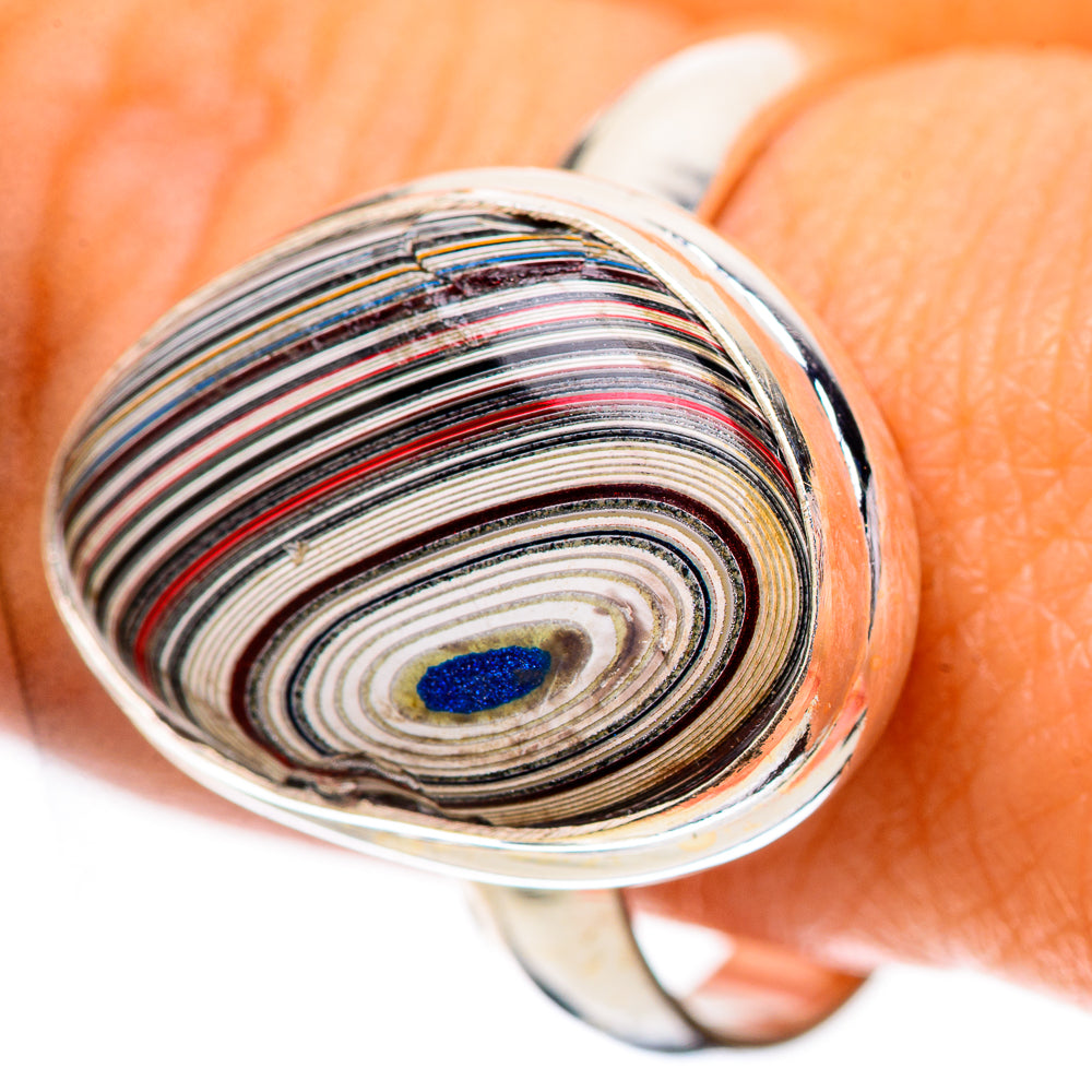 Fordite Ring Size 10.5 (925 Sterling Silver) RING139005