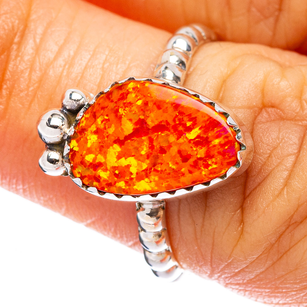 Synthetic Opal Ring Size 6.25 (925 Sterling Silver) R146279