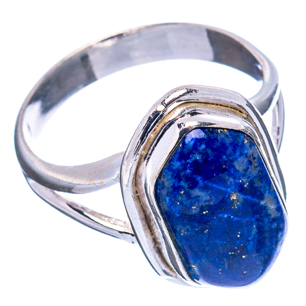 Lapis Lazuli Ring Size 6.5 (.925 Sterling Silver)