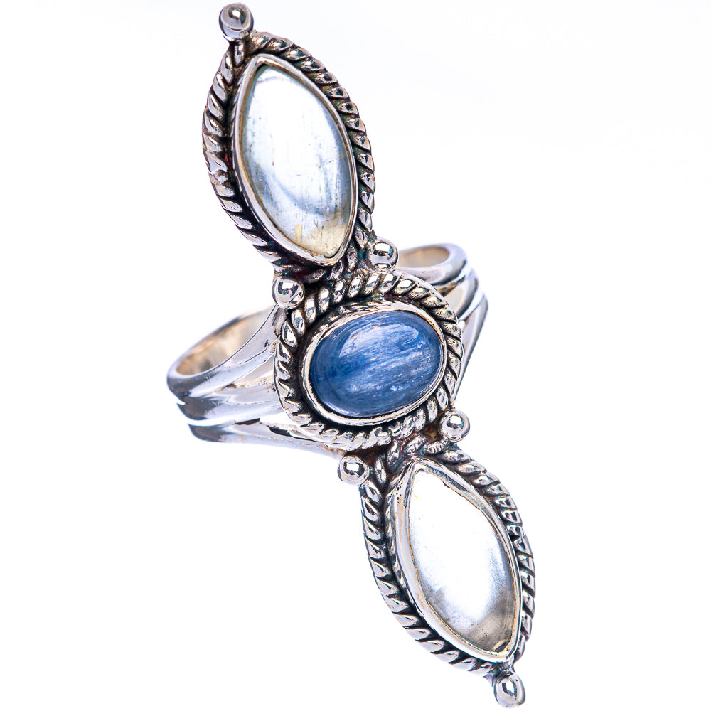 Large Kyanite, Aquamarine Ring Size 7 (925 Sterling Silver) R144685