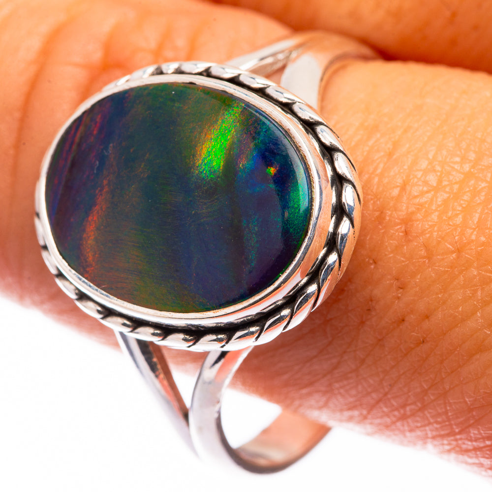 Aura Opal Ring Size 12 (925 Sterling Silver) R141152