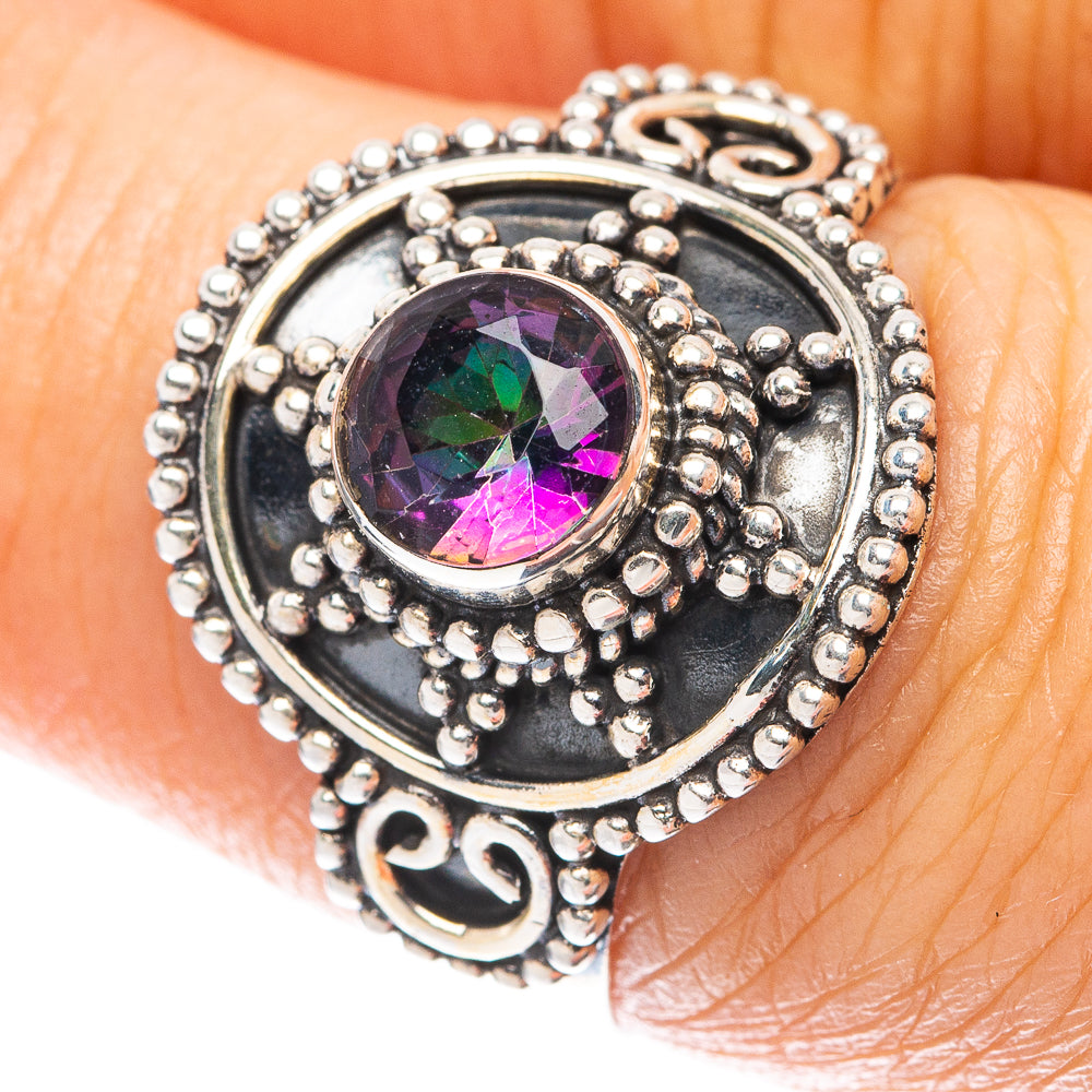 Mystic Topaz Ring Size 7 (925 Sterling Silver) R5562