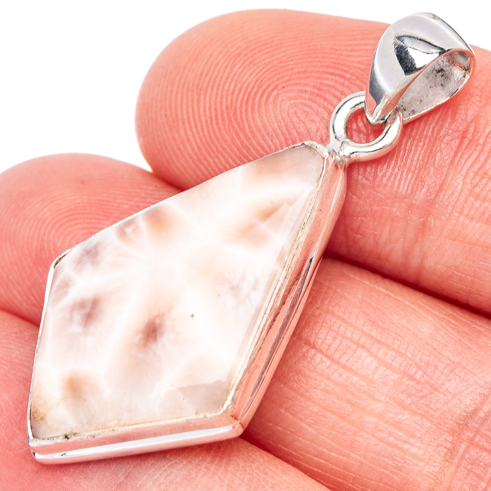 Natrolite Pendant 1 1/2" (925 Sterling Silver) P40974
