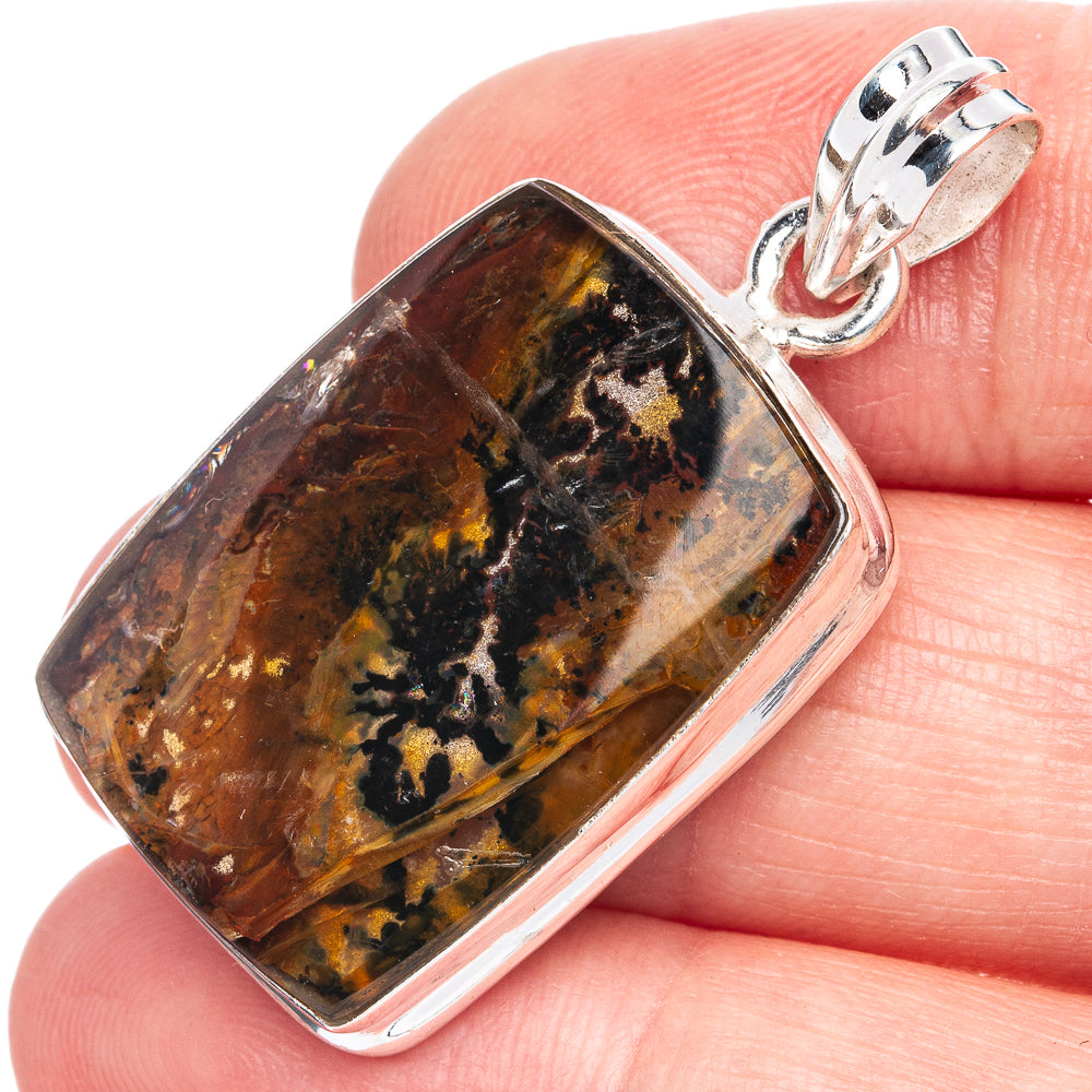 Pilbara Jasper Pendant 1 1/2" (925 Sterling Silver) P40163