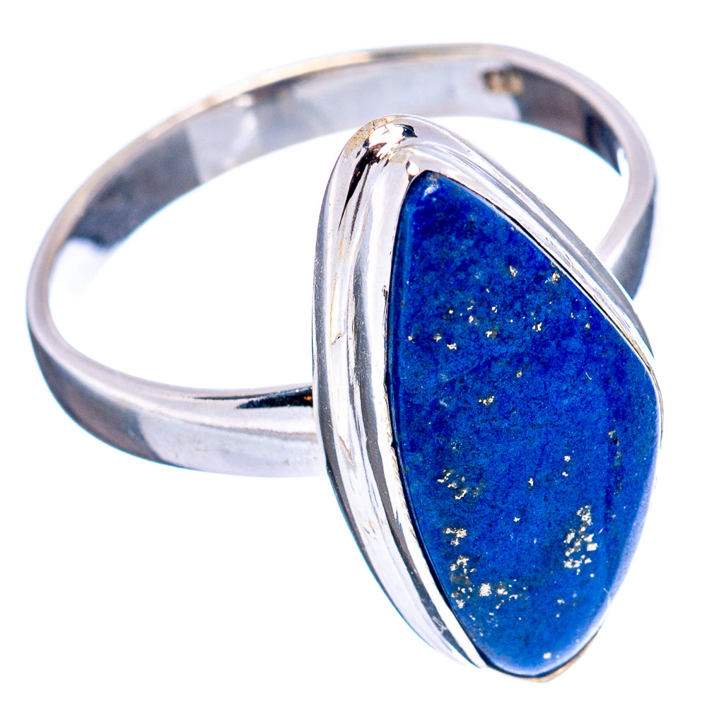 Lapis Lazuli Filigree Style Ring Size 7.75 (.925 Sterling Silver)