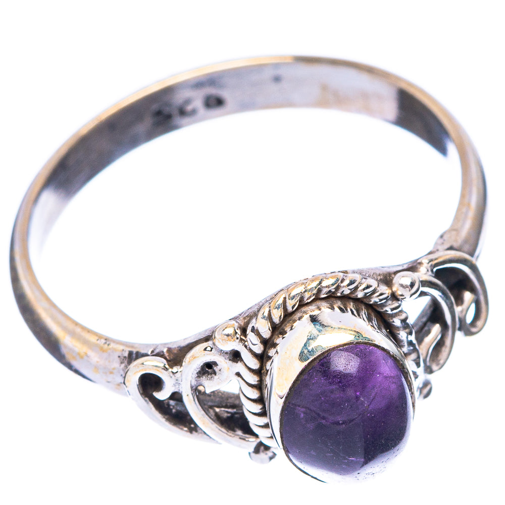 Amethyst Dainty Ring Size 6.75 (925 Sterling Silver) R5833