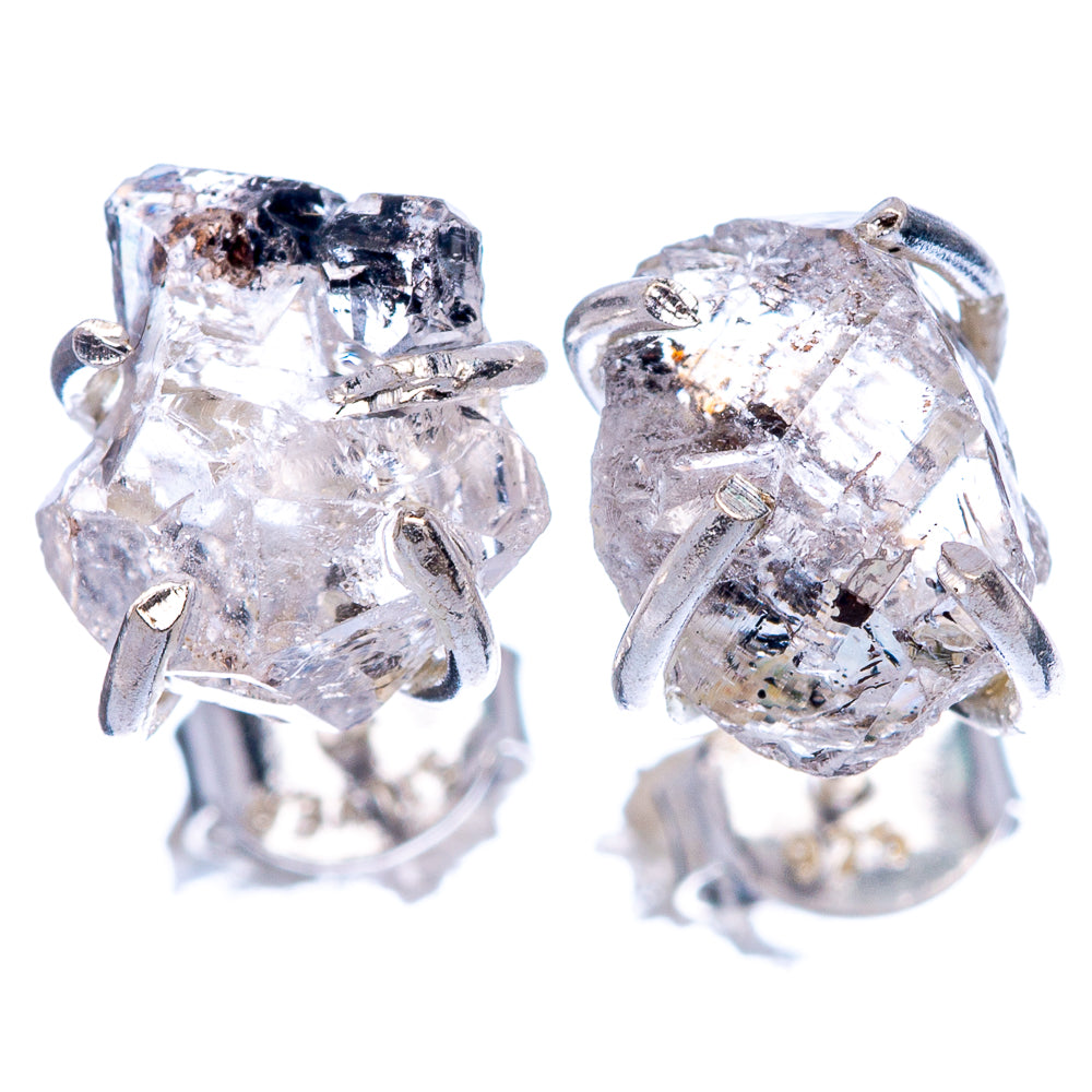 Herkimer Diamond Dainty Earrings 3/8" (925 Sterling Silver) E2031