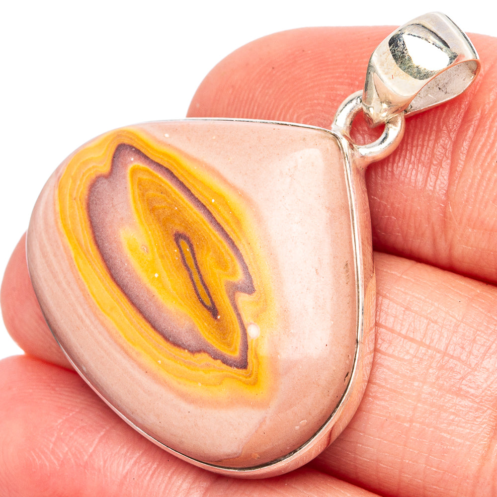 Mookaite Pendant 1 3/8" (925 Sterling Silver) P43509