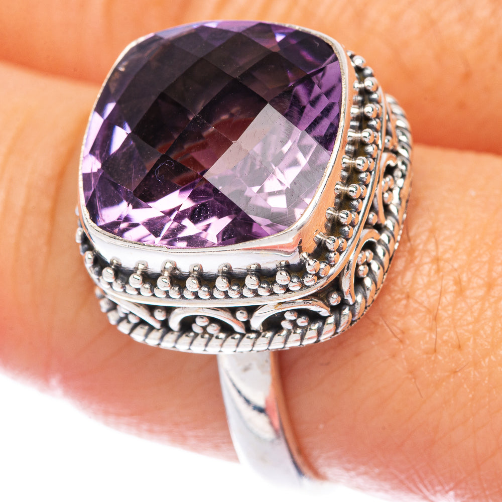 Amethyst Ring Size 8.75 (925 Sterling Silver) R144887