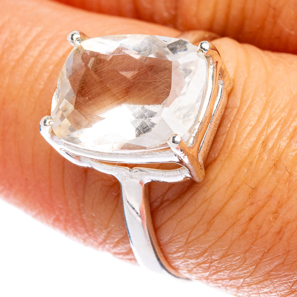 Rare Pollucite Ring Size 7.75 (925 Sterling Silver) R146572