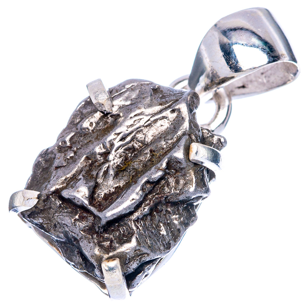 Rare Campo Del Cielo Meteorites  Pendant 1" (925 Sterling Silver) P41650