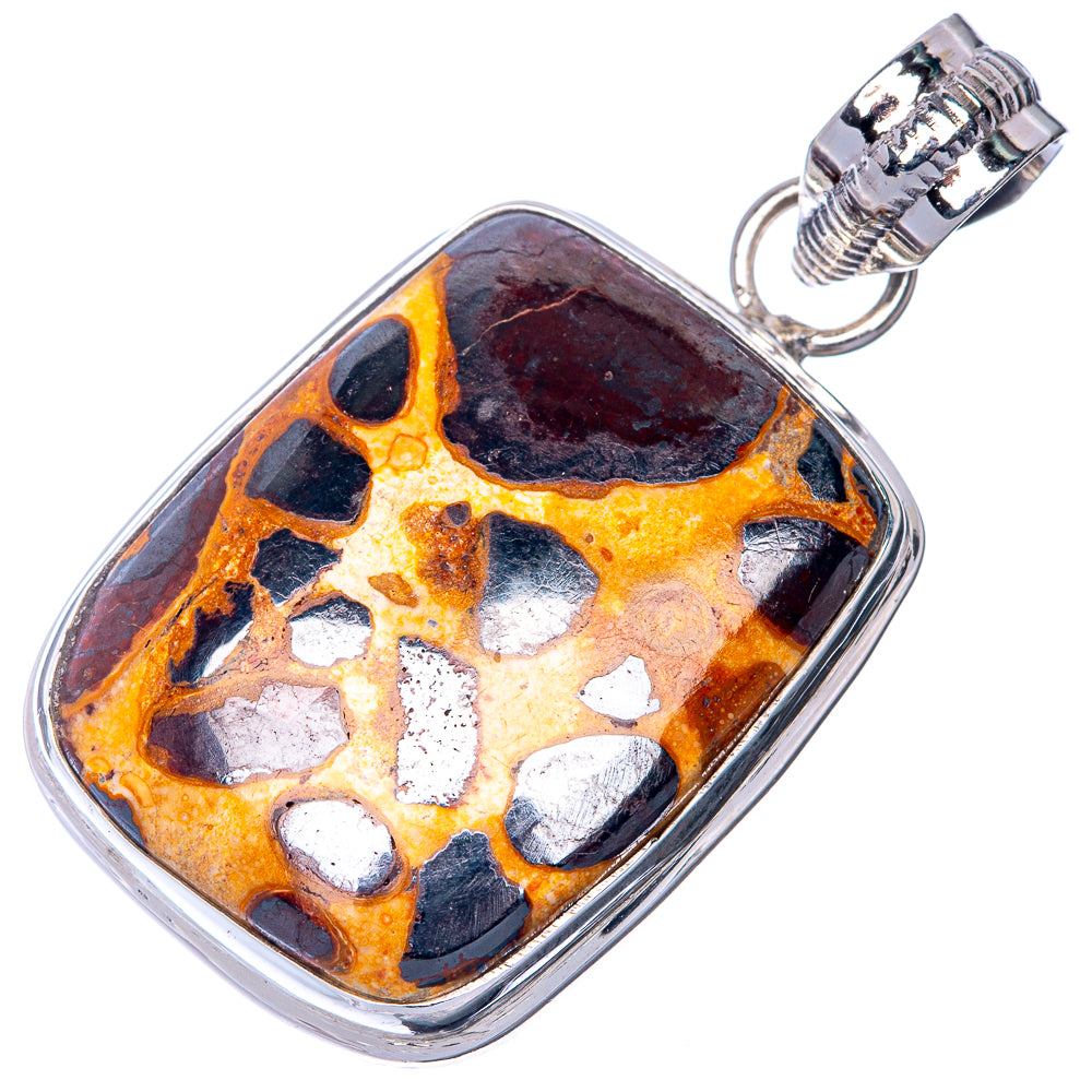 Bauxite Pendant 1 1/2" (925 Sterling Silver) P40775