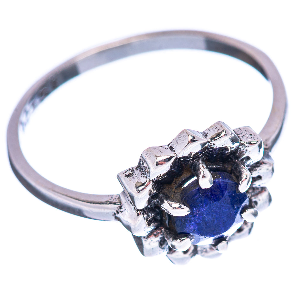 Dainty Blue Sillimanite Ring Size 6 (.925 Sterling Silver)
