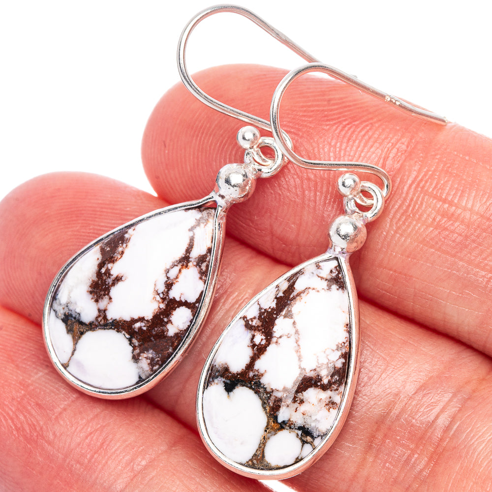 Wild Horse Jasper 925 Sterling Silver Earrings 1 1/2" Ana Co E1142