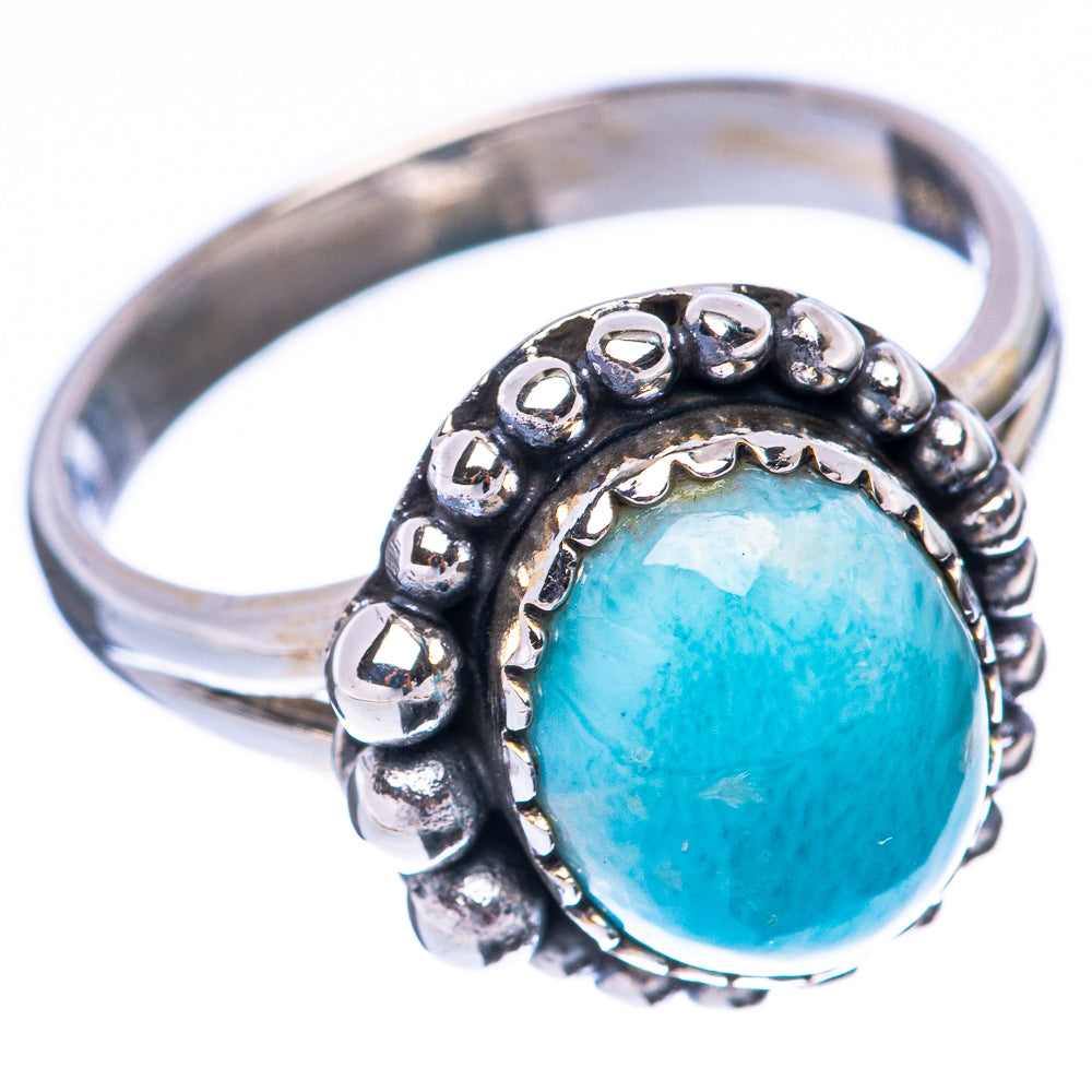 Larimar Ring Size 8.5 (925 Sterling Silver) R2201