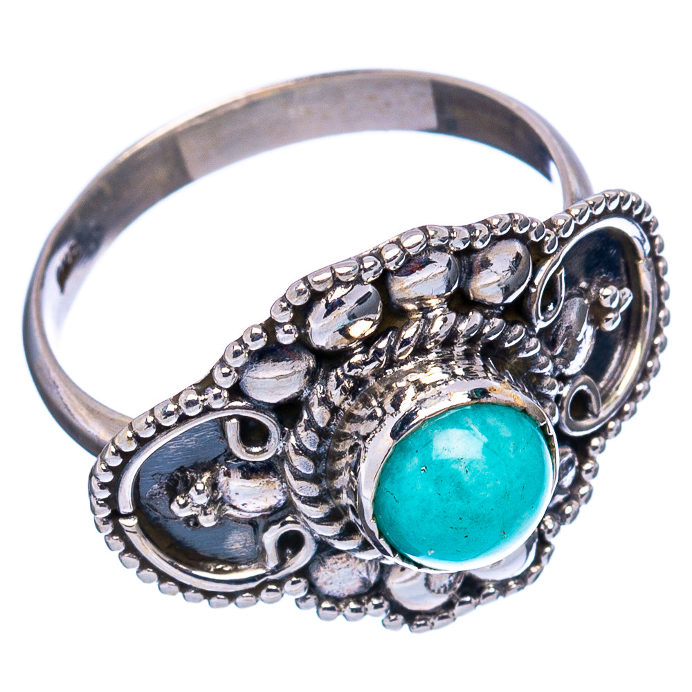 Amazonite Ring Size 7 (.925 Sterling Silver)