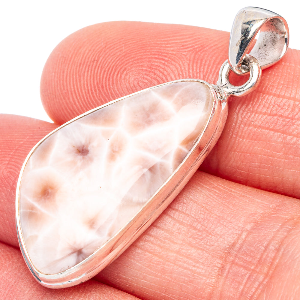 Natrolite Pendant 1 5/8" (925 Sterling Silver) P40973