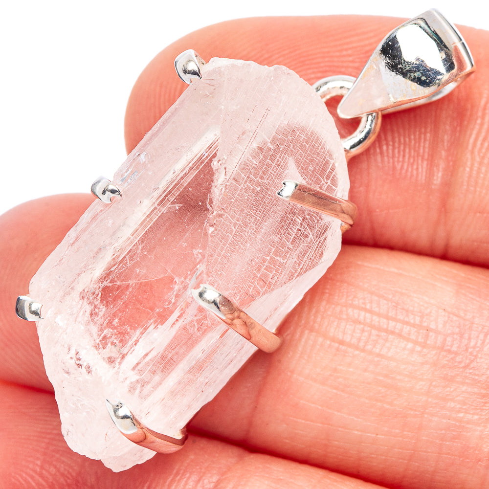 Rare Danburite Pendant 1 3/8" (925 Sterling Silver) P41553