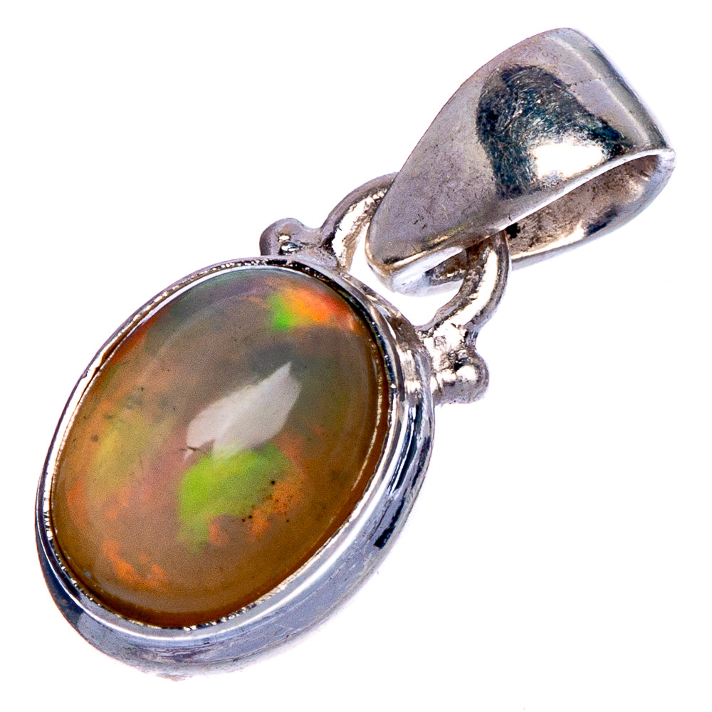 Rare Ethiopian Opal Pendant 3/4" (925 Sterling Silver) P40650
