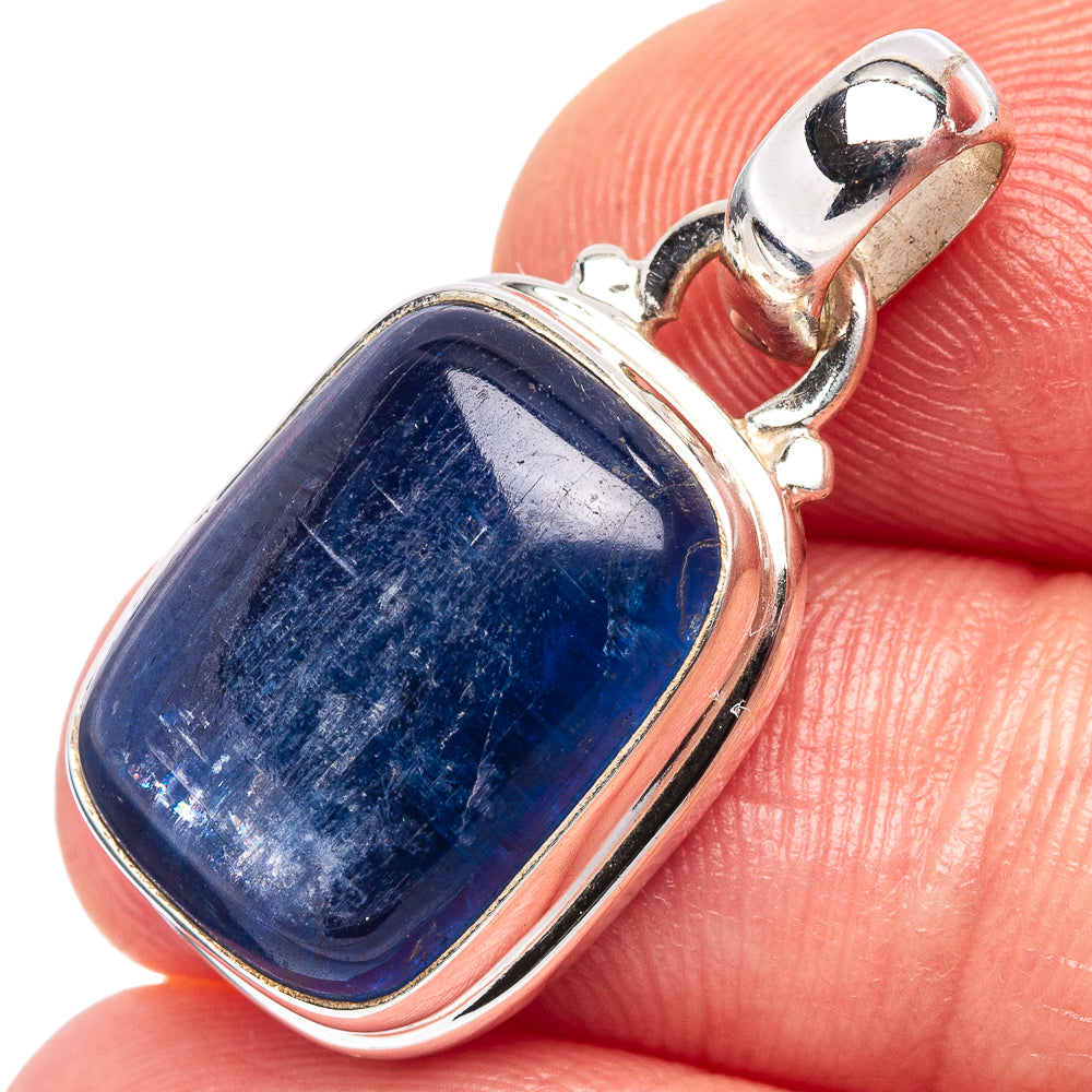 Kyanite Pendant 1 1/8" (.925 Sterling Silver)