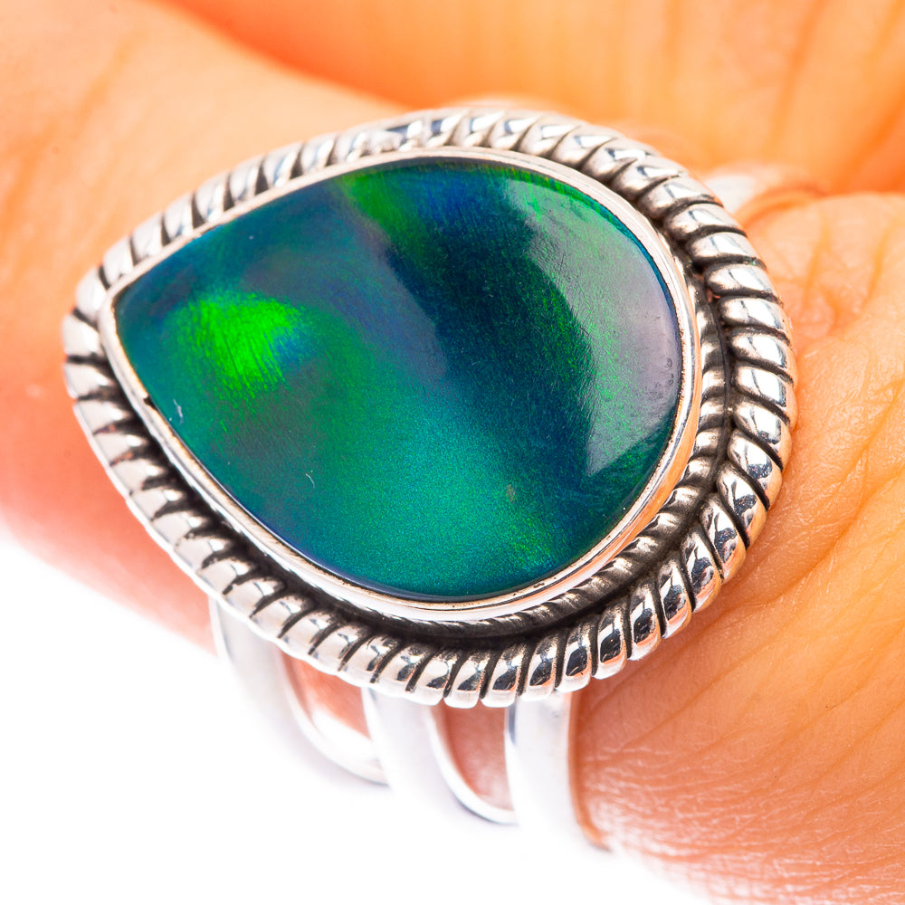 Aura Opal Ring Size 6.5 (925 Sterling Silver) R141320