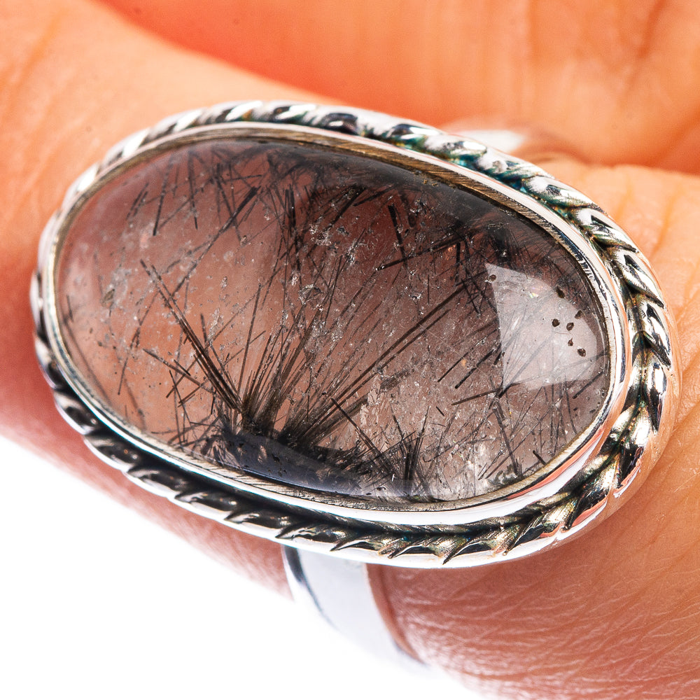 Tourmalinated Quartz Ring Size 7 (925 Sterling Silver) R144155
