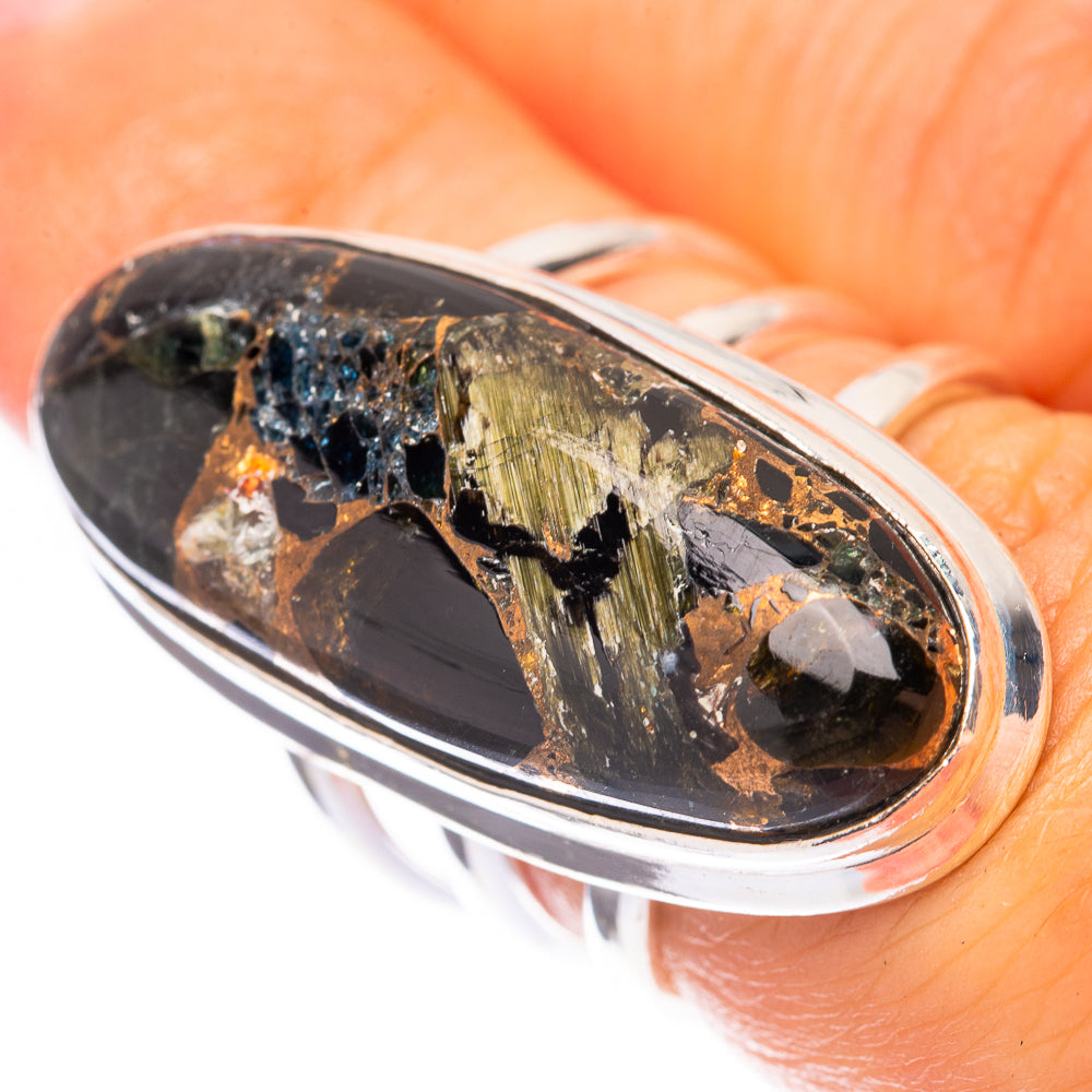 Large Mohave Black Onyx 925 Sterling Silver Ring Size 6.25 (925 Sterling Silver) RING140468