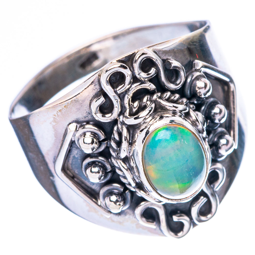 Rare Ethiopian Opal Ring Size 7 (925 Sterling Silver) R4330