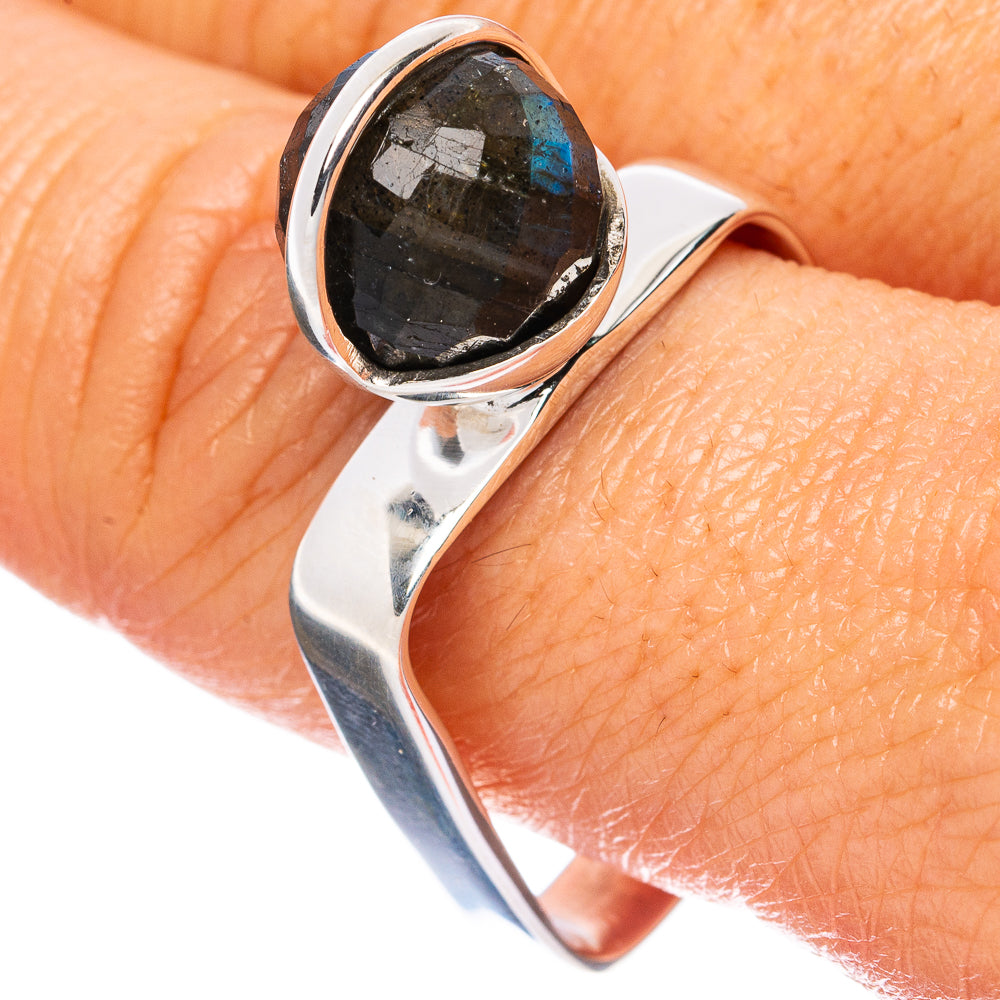 Premium Labradorite 925 Sterling Silver Ring Size 9 Ana Co R3612