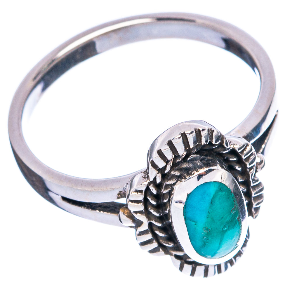 Rare Arizona Turquoise Ring Size 6.5 (925 Sterling Silver) R4951