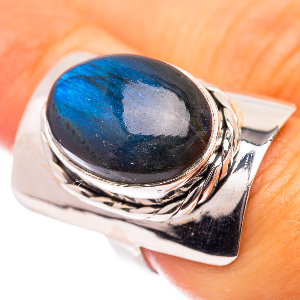 Labradorite Ring Size 7.25 (925 Sterling Silver) R140675