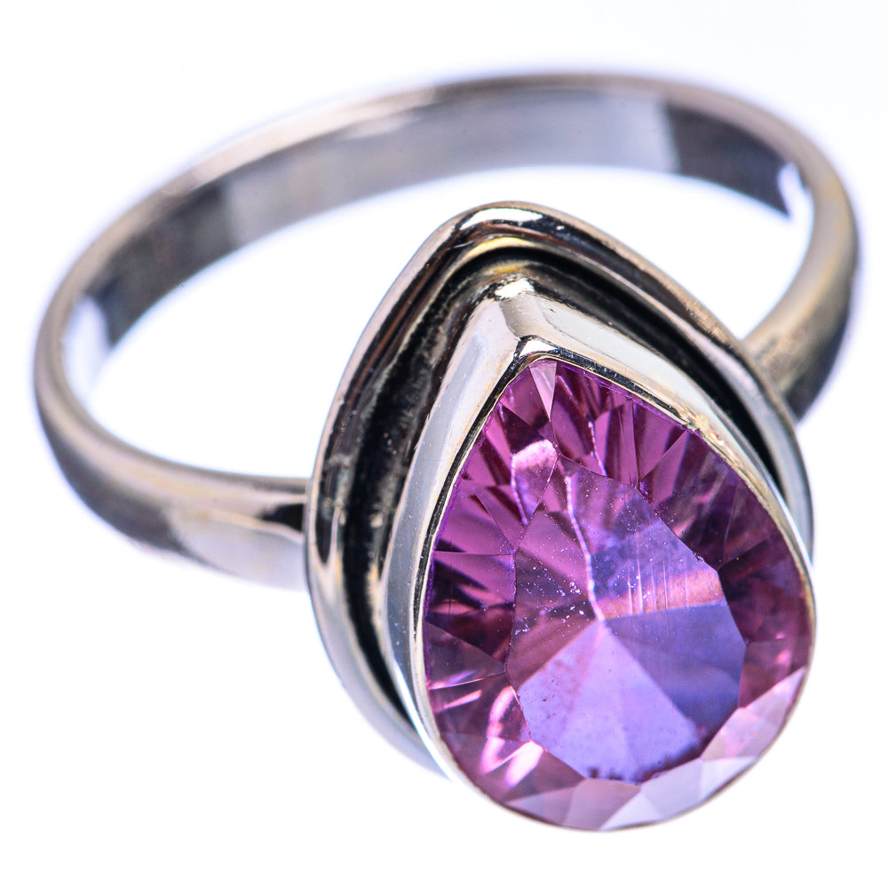 Faceted Color Change Alexandrite (Lab.) Ring Size 9.75 (925 Sterling Silver) R142778