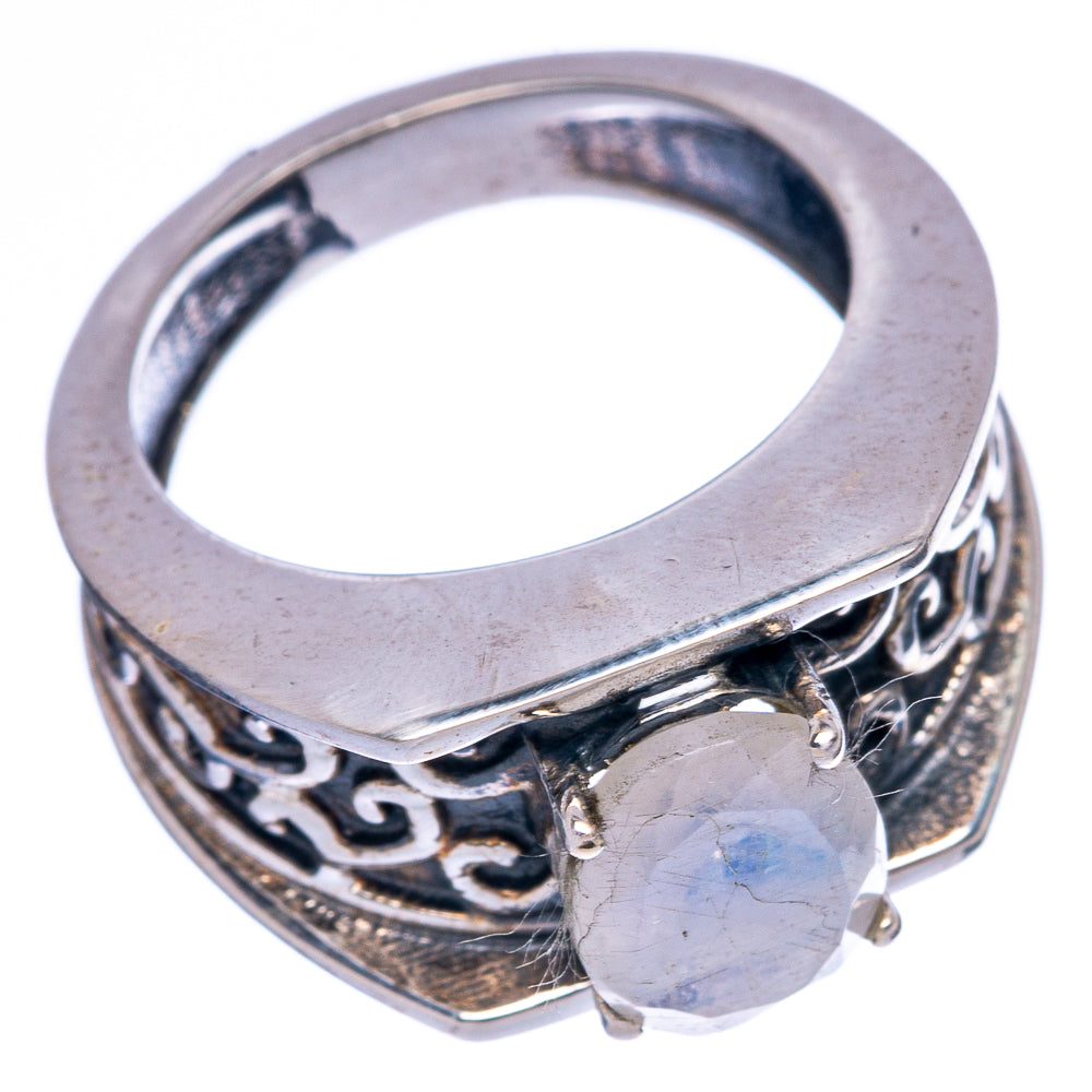 Rainbow Moonstone Ring Size 6 (925 Sterling Silver) R145926