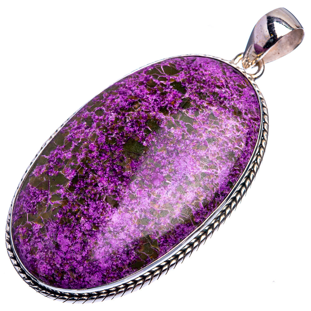 Stichtite Pendant 2 1/2" (925 Sterling Silver) P38933