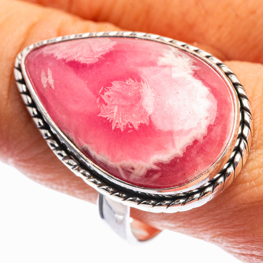 Rhodochrosite Ring Size 10.25 (925 Sterling Silver) R142062