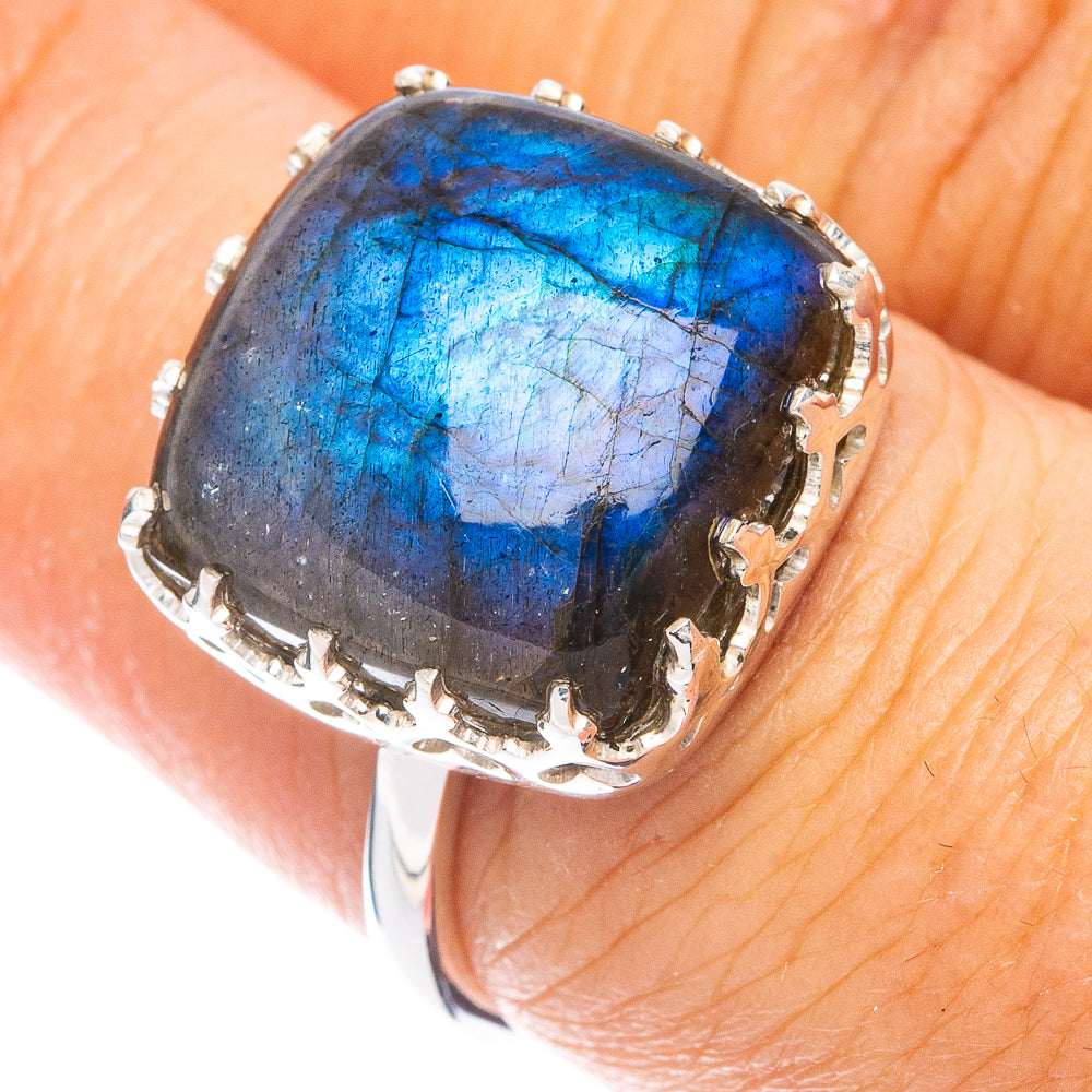 Premium Labradorite Ring Size 6.75 (925 Sterling Silver) RING7767