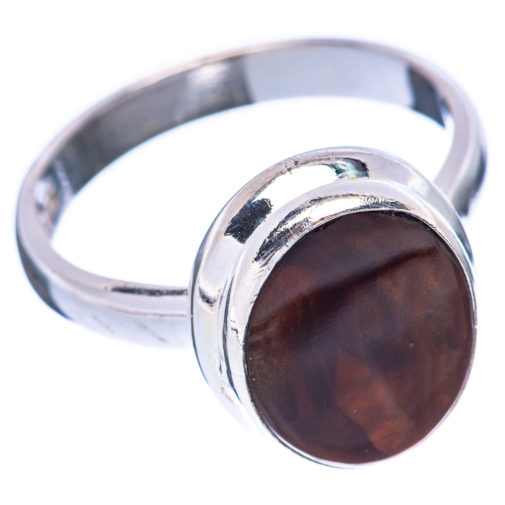 Rare Mexican Fire Agate Ring Size 6.5 (925 Sterling Silver) R2220