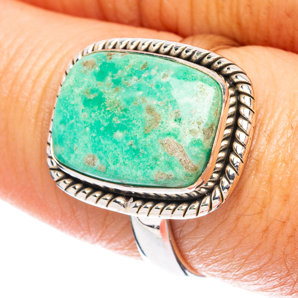 Variscite Ring Size 8 (925 Sterling Silver) R4912