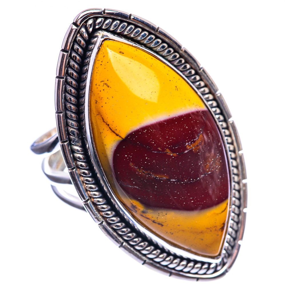 Huge Mookaite 925 Sterling Silver Ring Size 9