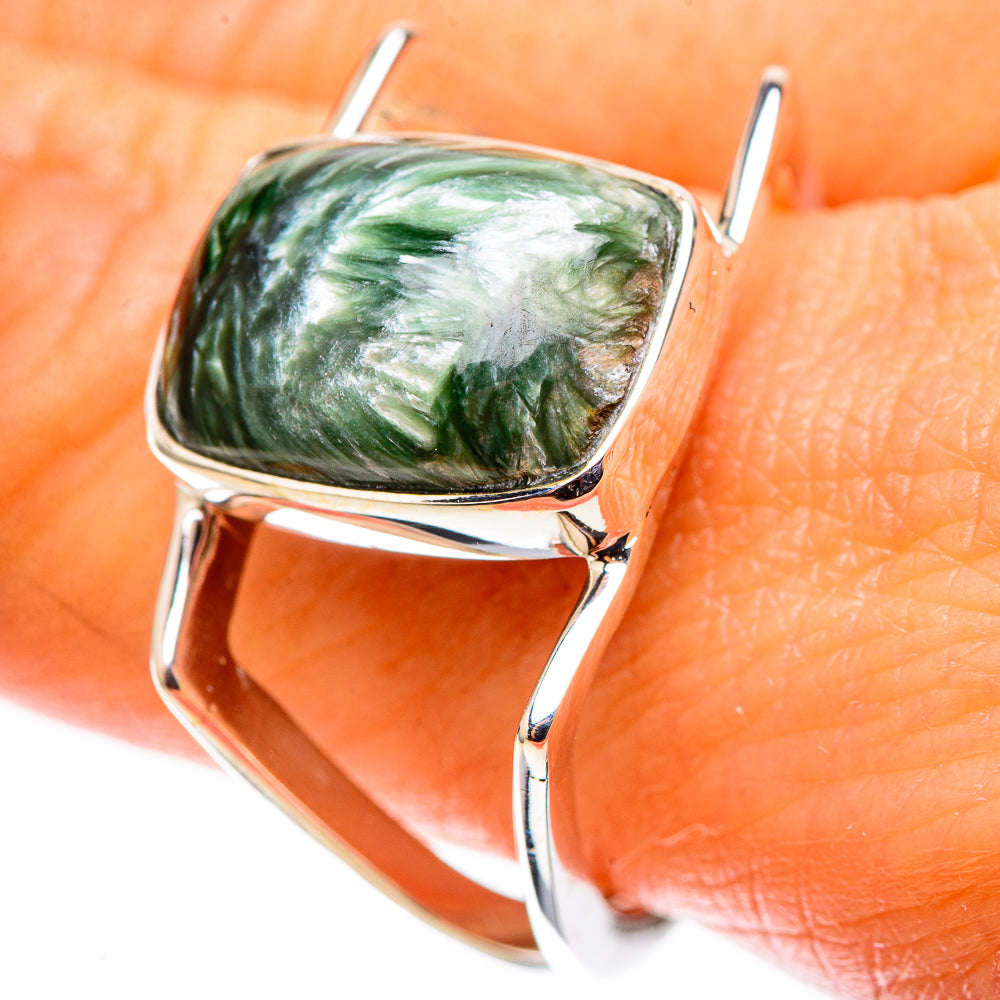 Premium Seraphinite Ring Size 9.25 (925 Sterling Silver) RING138048
