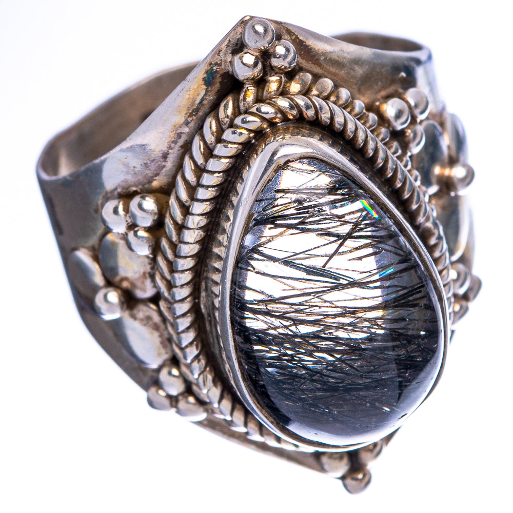 Tourmalinated Quartz Ring Size 6.75 (925 Sterling Silver) R146503