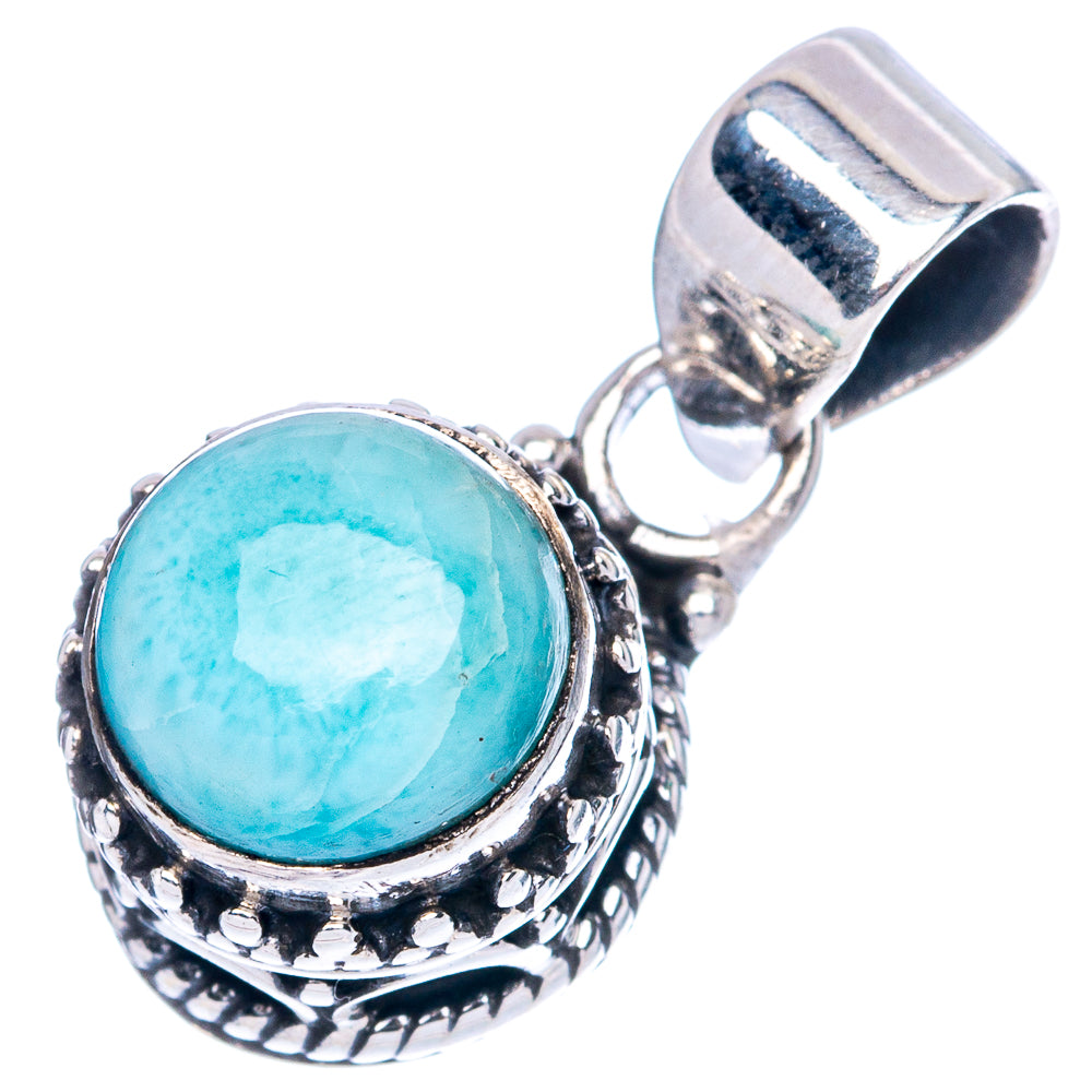 Larimar Pendants 7/8" (925 Sterling Silver) P42314