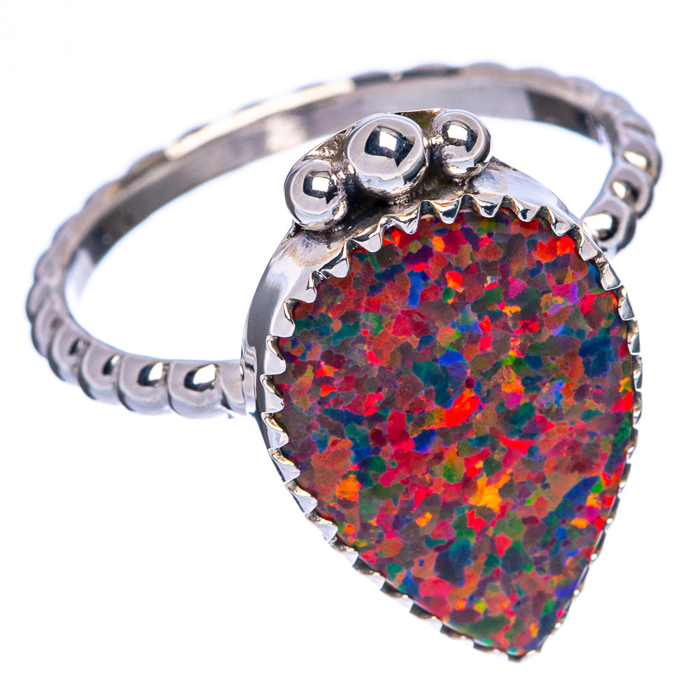Synthetic Opal Ring Size 8 (925 Sterling Silver) R146200