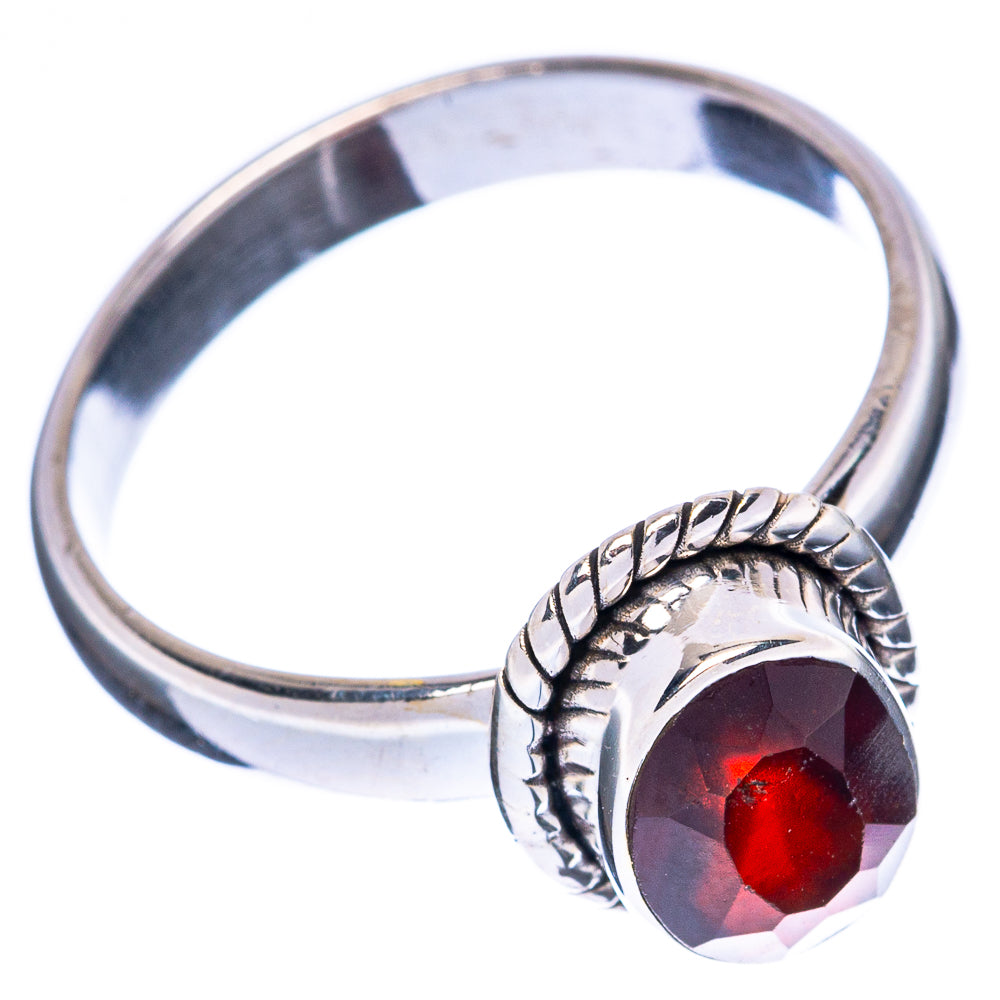 Value Garnet Ring Size 6.75 (925 Sterling Silver) R3269